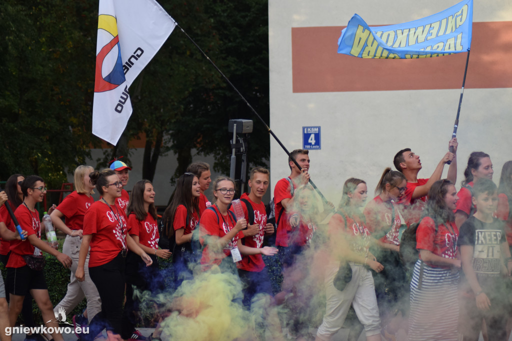 Powrót pielgrzymów z Jasnej Góry