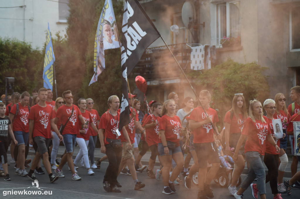 Powrót pielgrzymów z Jasnej Góry