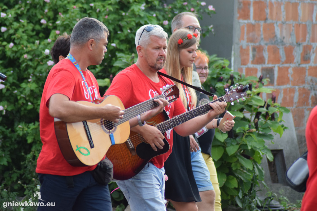 Powrót pielgrzymów z Jasnej Góry