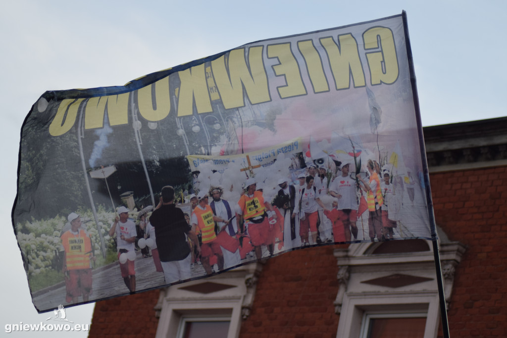 Powrót pielgrzymów z Jasnej Góry