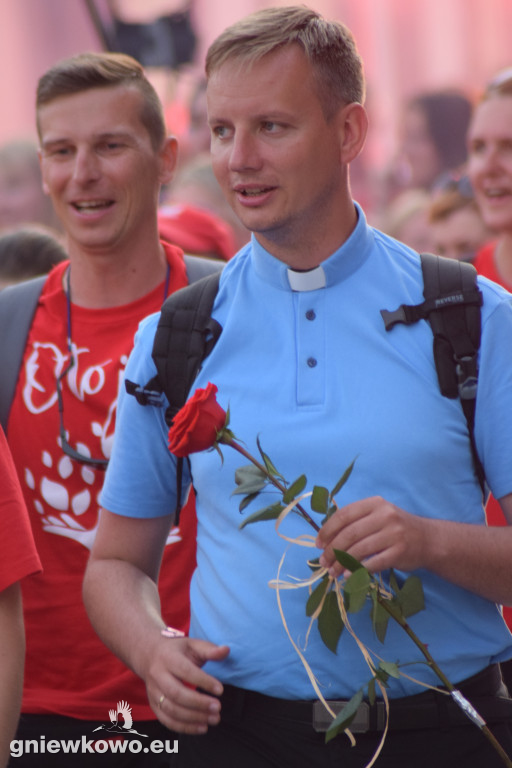 Powrót pielgrzymów z Jasnej Góry