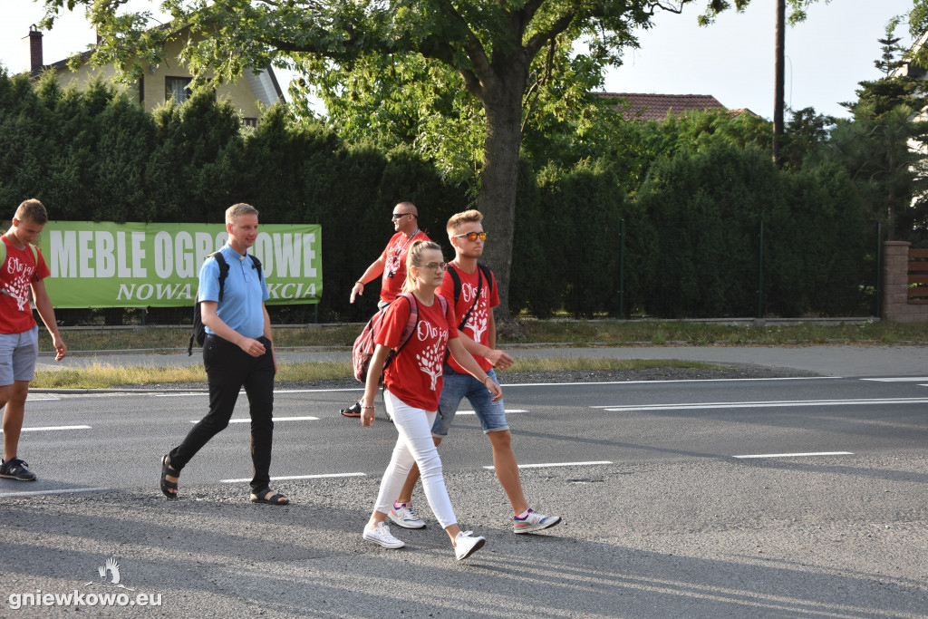Powrót pielgrzymów z Jasnej Góry