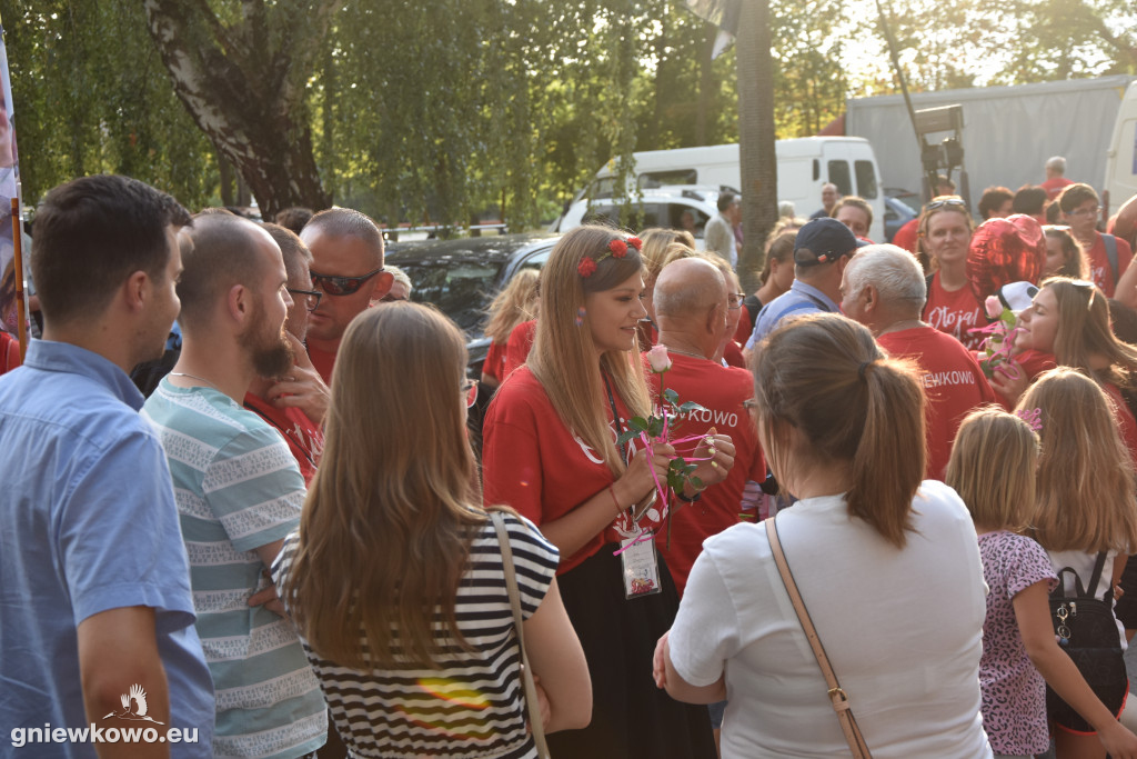 Powrót pielgrzymów z Jasnej Góry