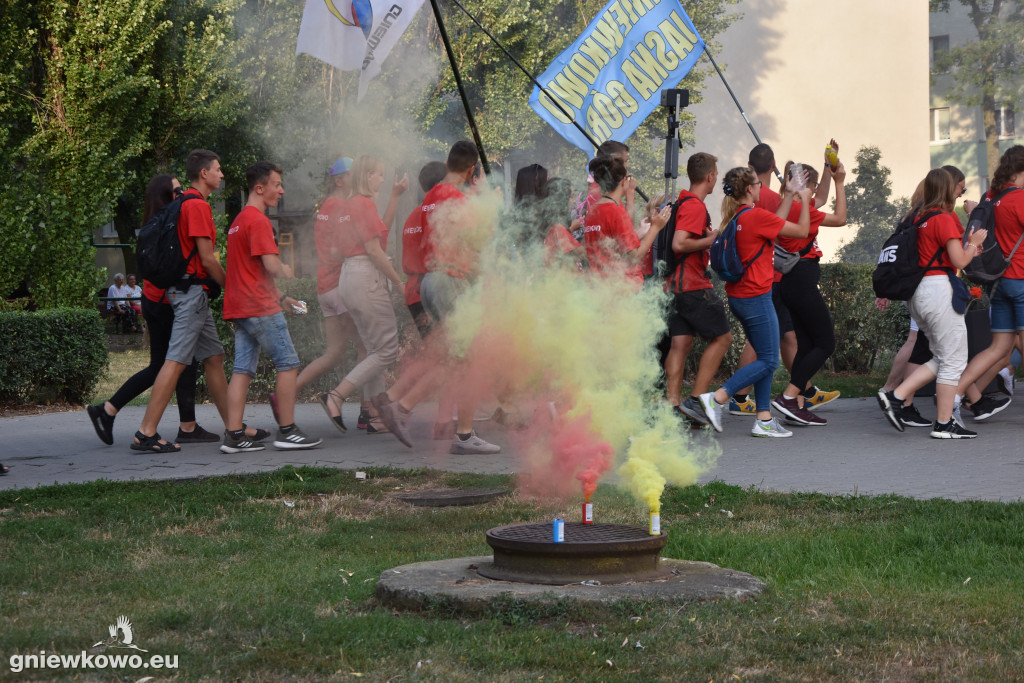 Powrót pielgrzymów z Jasnej Góry