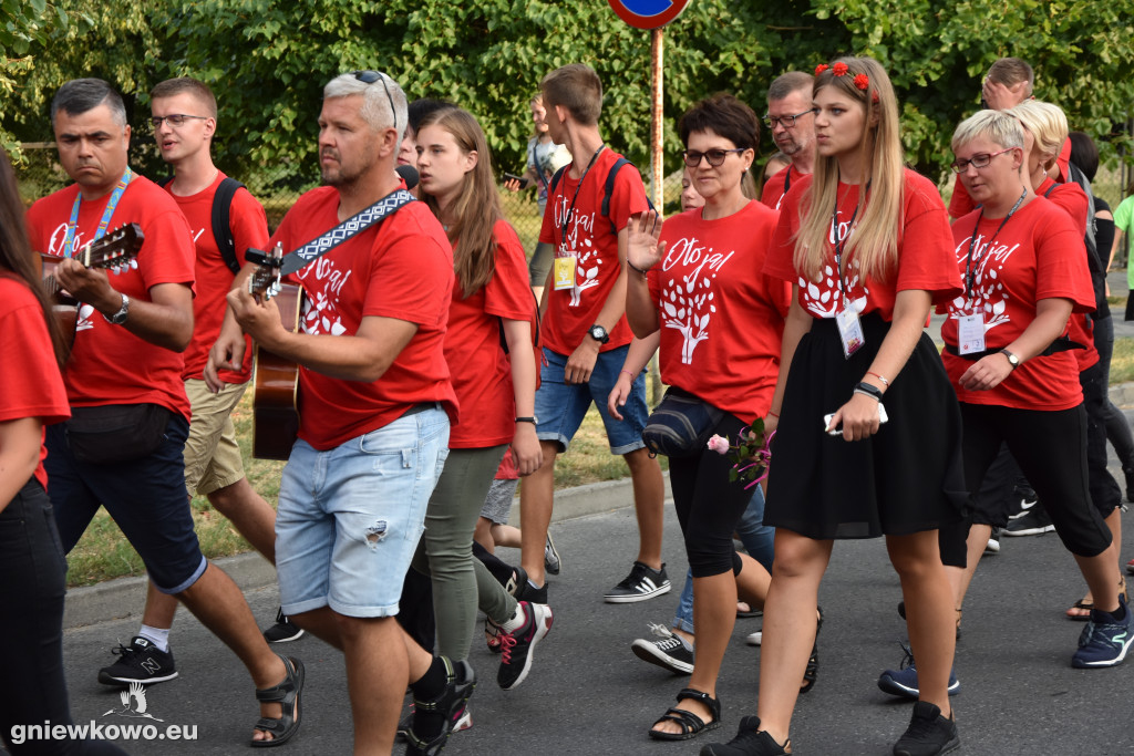 Powrót pielgrzymów z Jasnej Góry