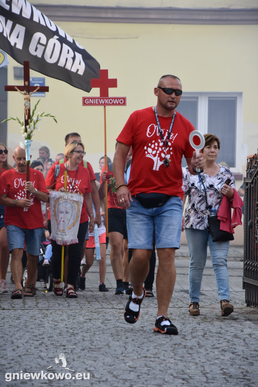 Powrót pielgrzymów z Jasnej Góry