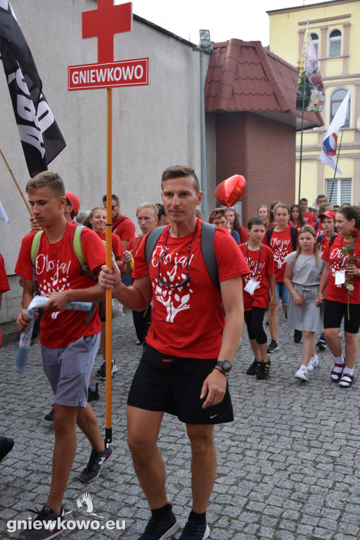 Powrót pielgrzymów z Jasnej Góry