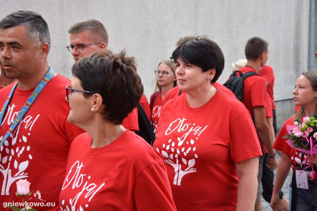 Powrót pielgrzymów z Jasnej Góry