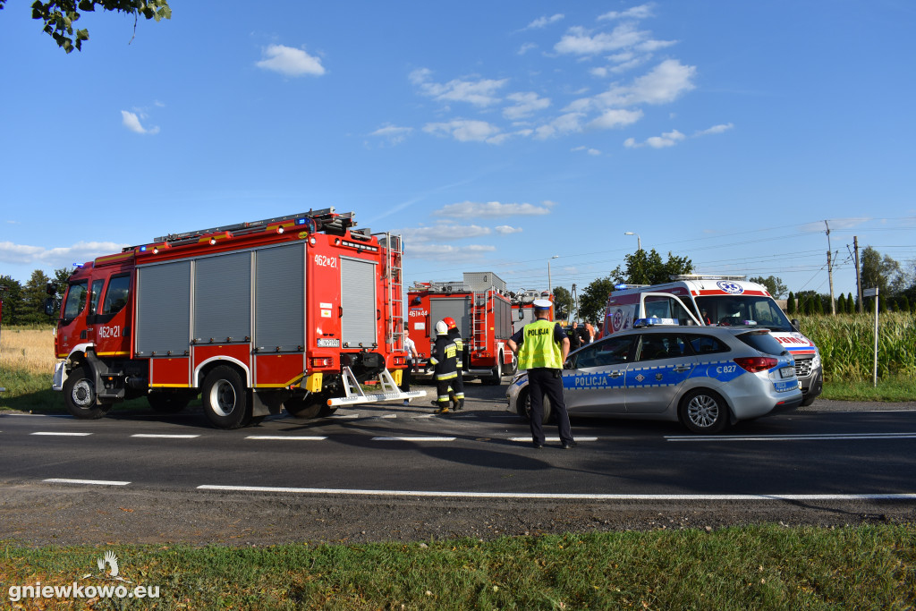 Wypadek Suchatówka 11.08.2019