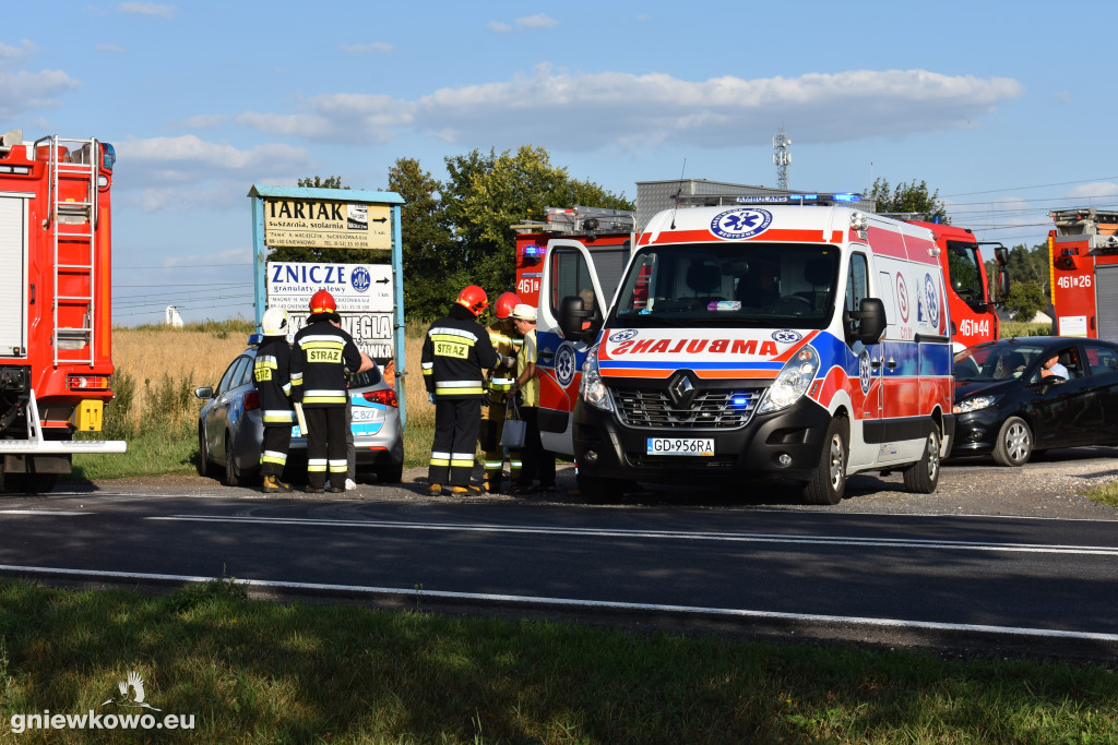 Wypadek Suchatówka 11.08.2019