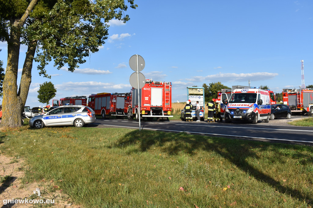 Wypadek Suchatówka 11.08.2019