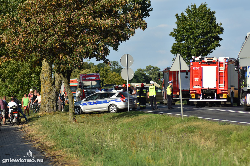 Wypadek Suchatówka 11.08.2019