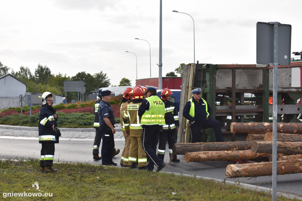 Wypadek na rondzie 16.09.2019