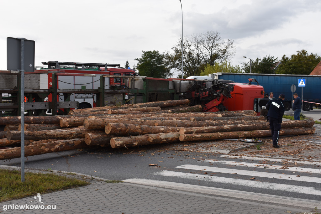 Wypadek na rondzie 16.09.2019