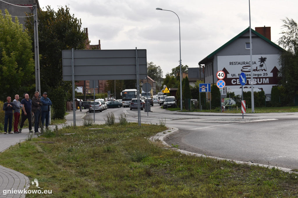 Wypadek na rondzie 16.09.2019