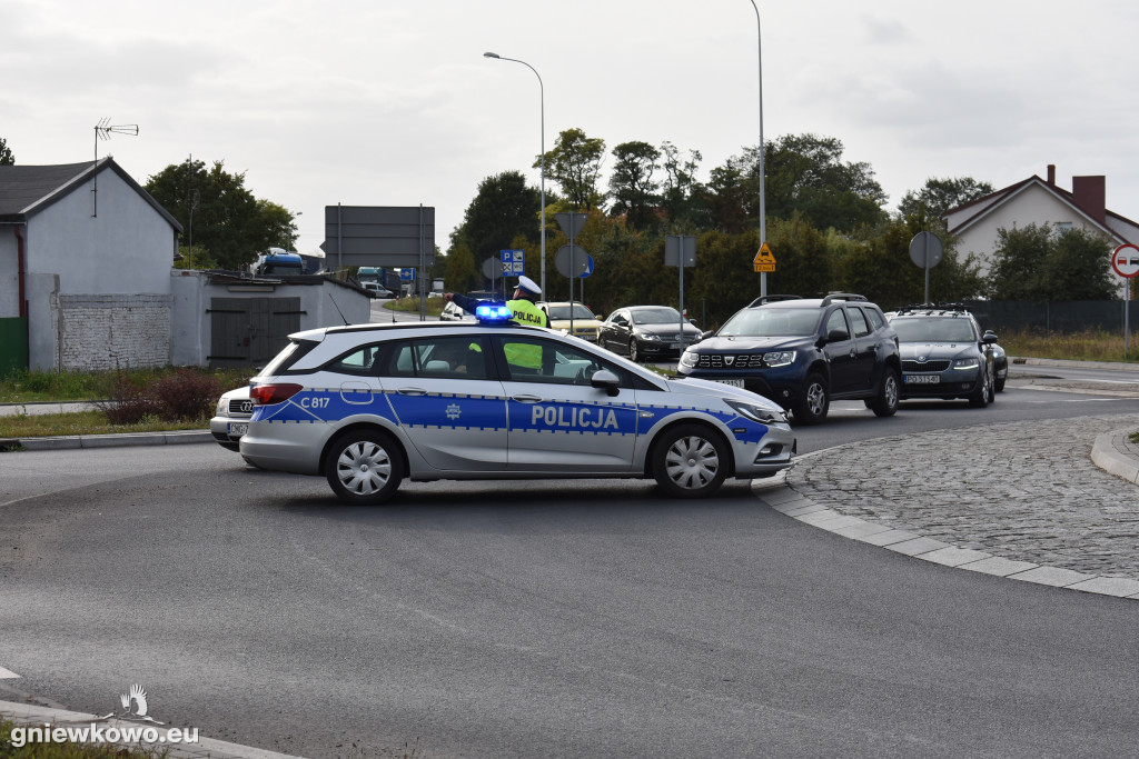 Wypadek na rondzie 16.09.2019