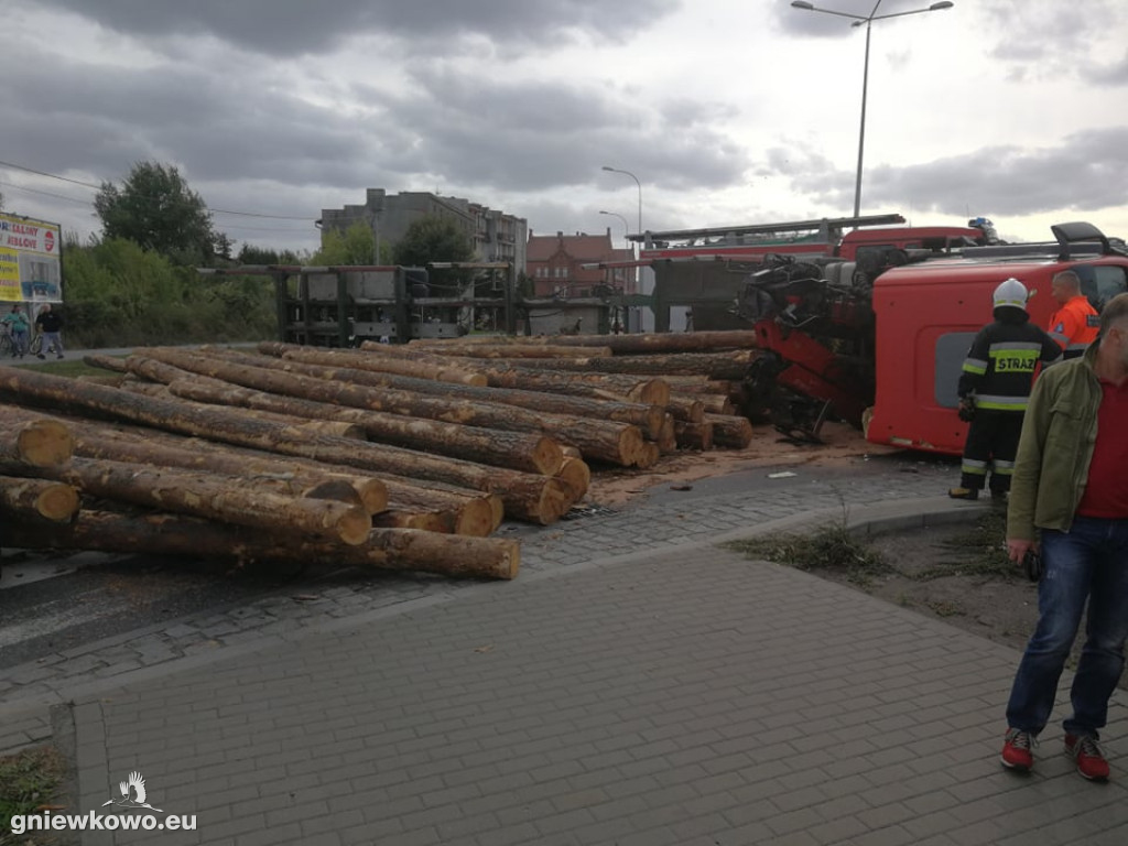 Wypadek na rondzie 16.09.2019