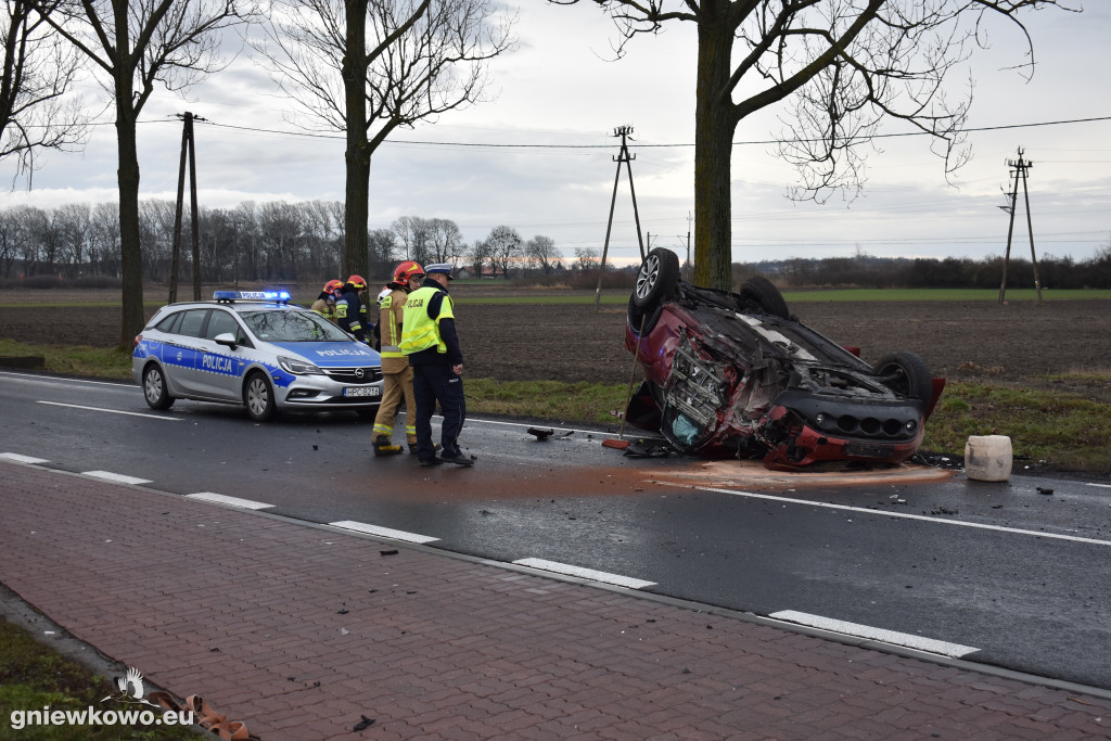 Czołowe zderzenie w Michałowie