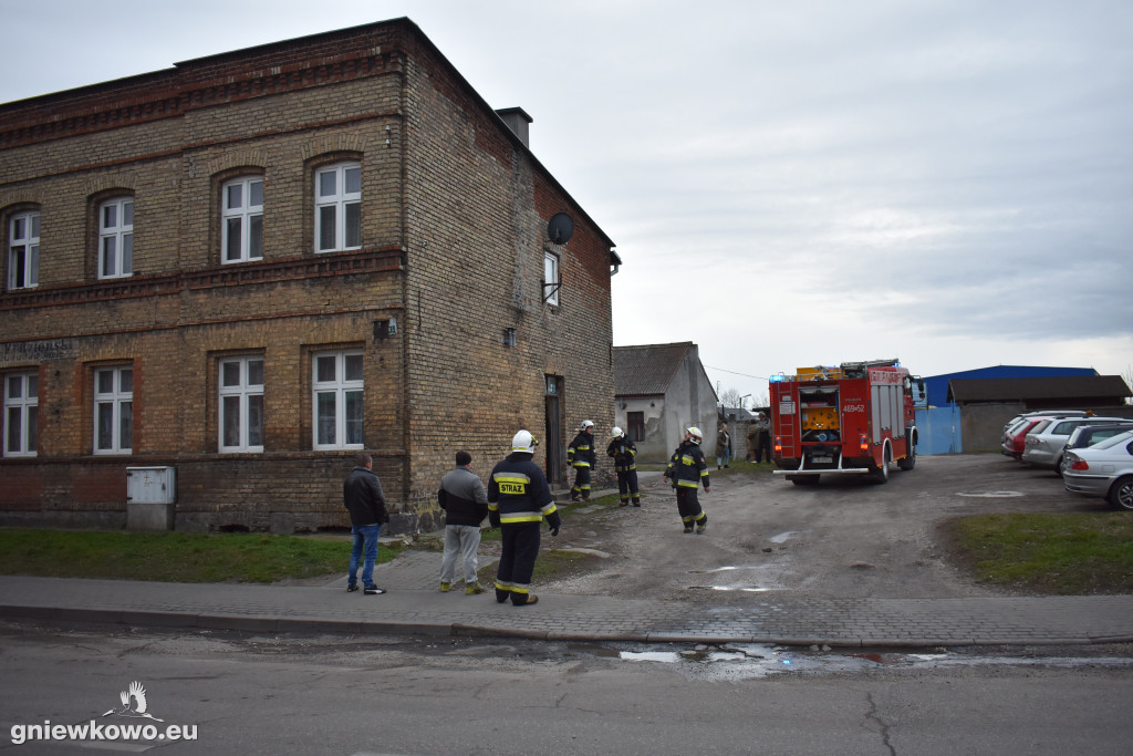 Zadymienie w mieszkaniu na Sobieskiego