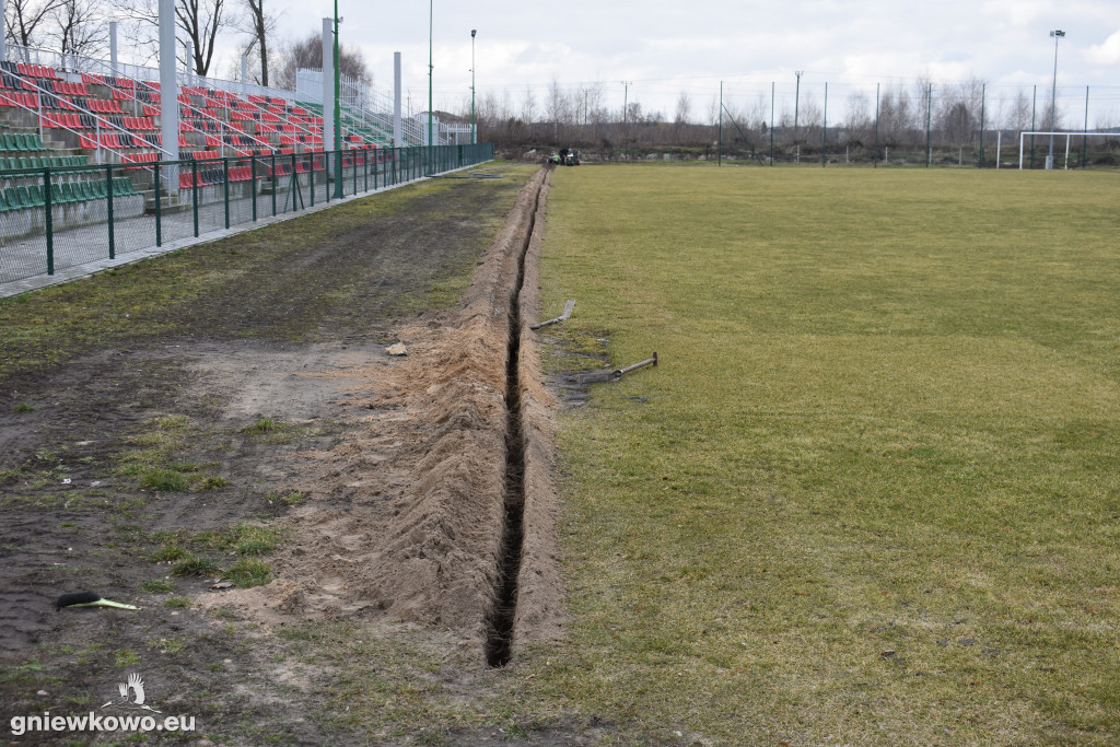 Automatyczne podlewanie na Stadionie Miejskim