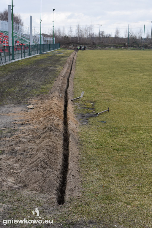 Automatyczne podlewanie na Stadionie Miejskim