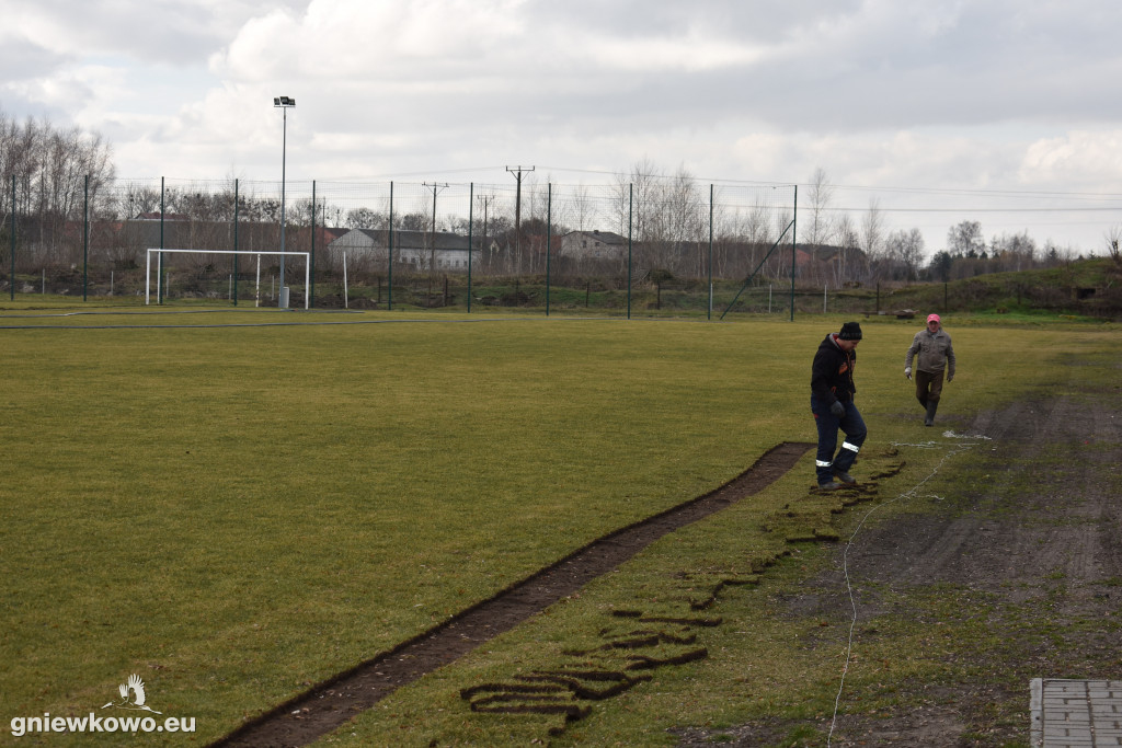 Automatyczne podlewanie na Stadionie Miejskim