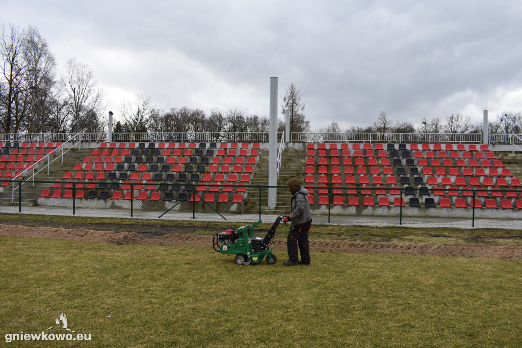 Automatyczne podlewanie na Stadionie Miejskim