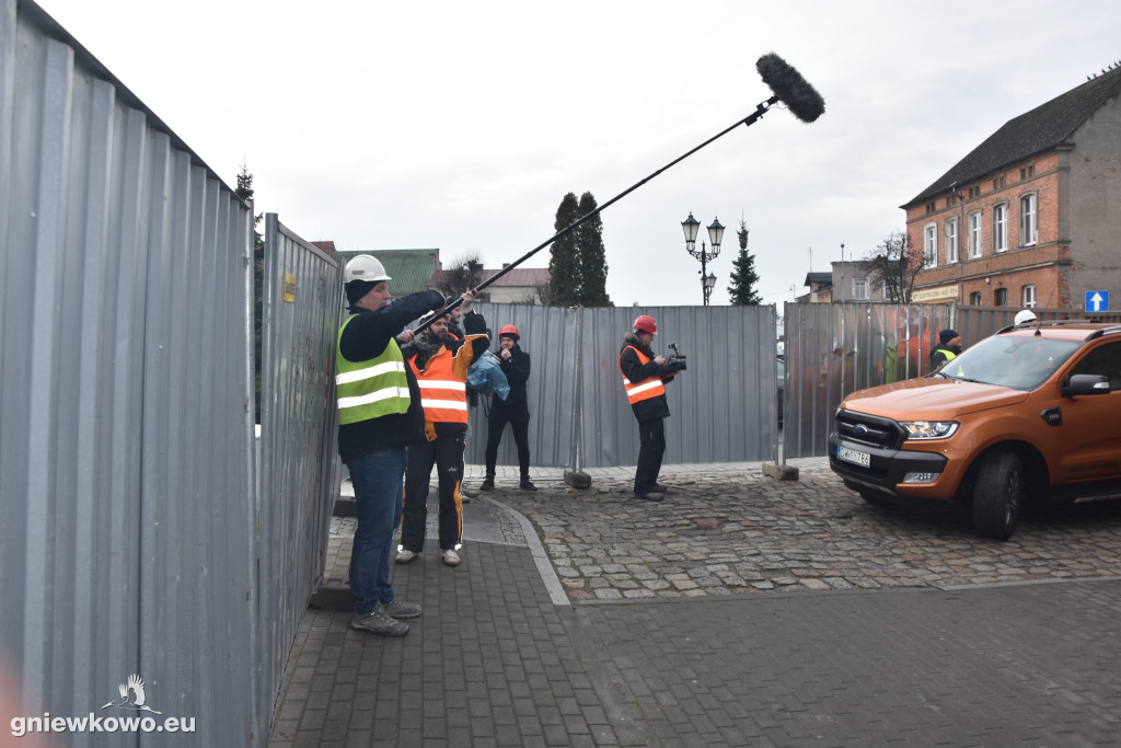 Wyburzanie kamienicy na Rynku