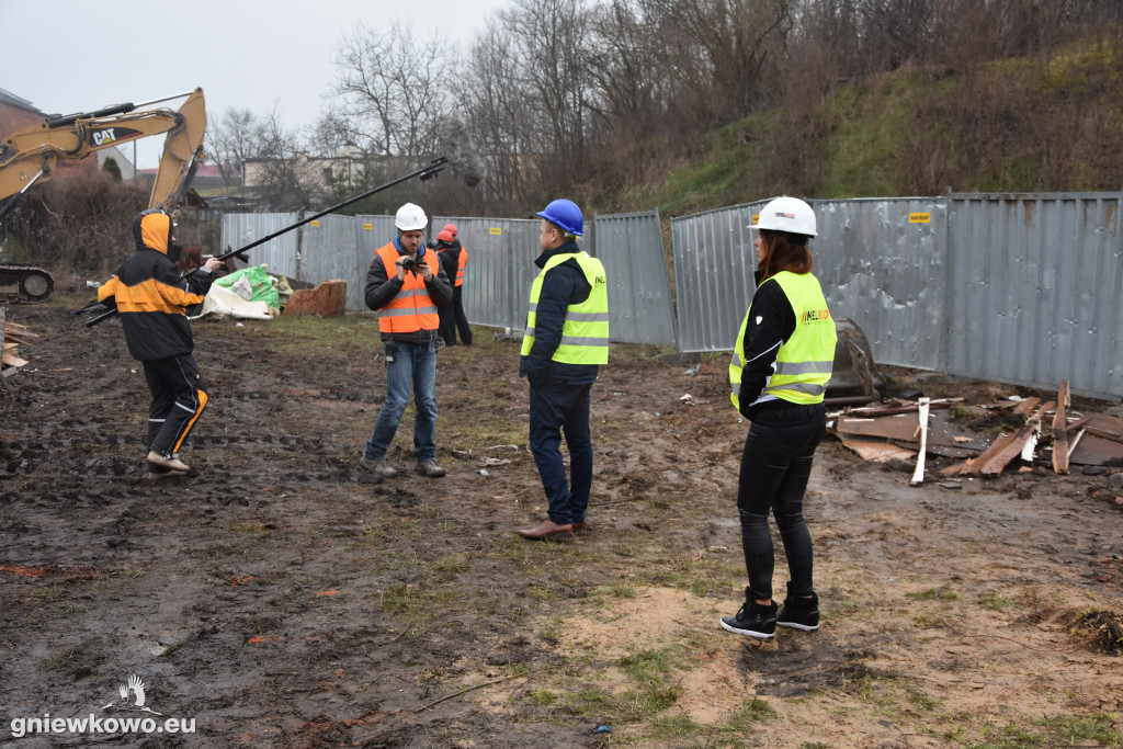 Wyburzanie kamienicy na Rynku