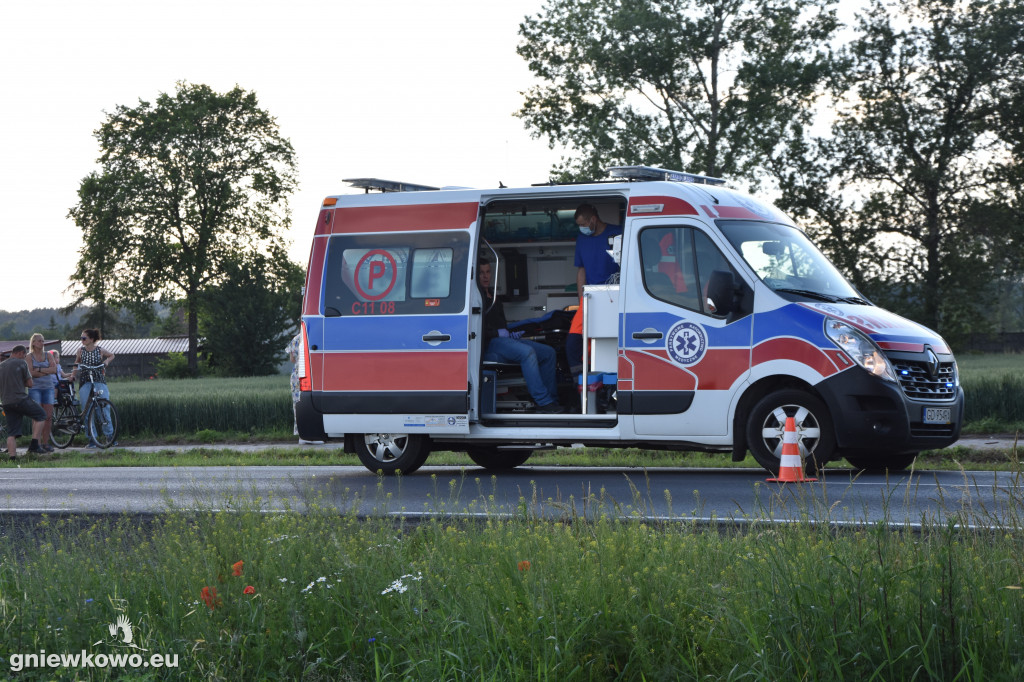Śmierć motocyklisty na drodze krajowej nr 15