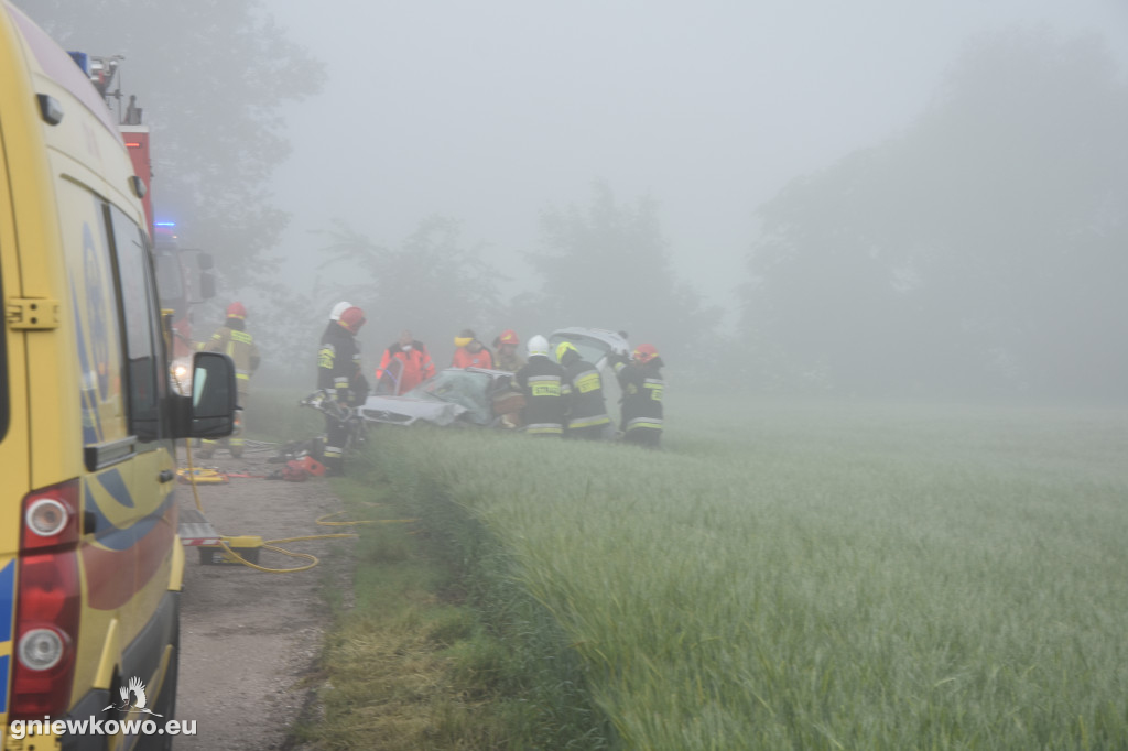 Wypadek na drodze Lipie - Perkowo