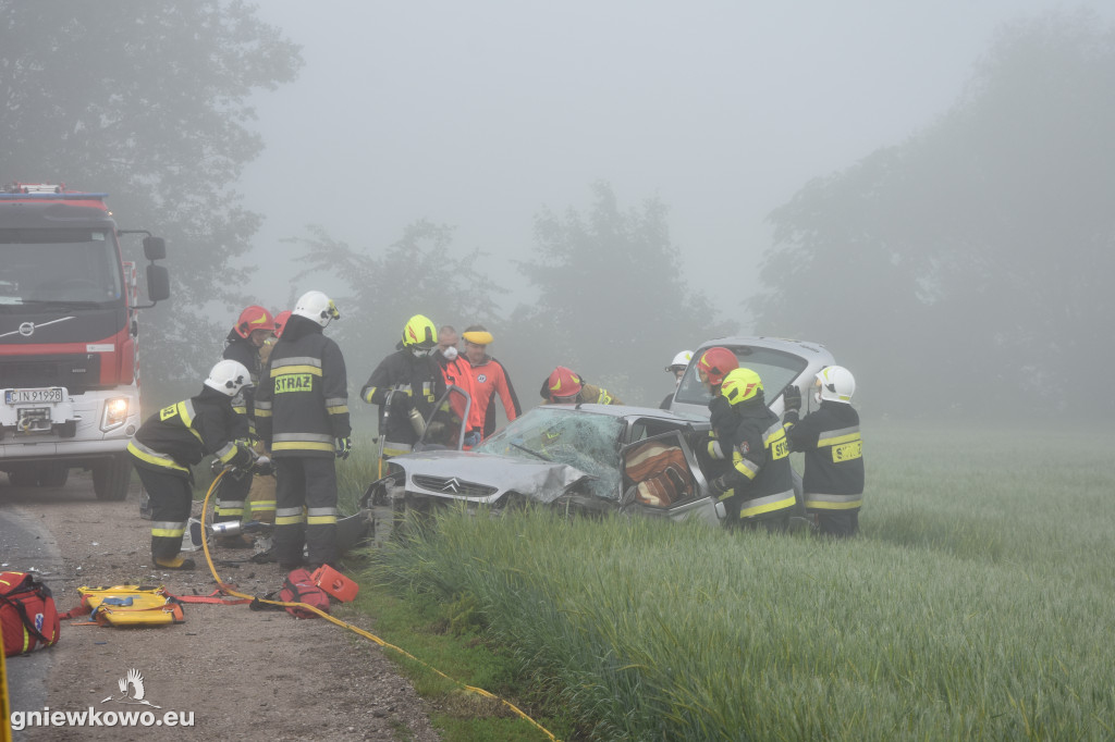 Wypadek na drodze Lipie - Perkowo