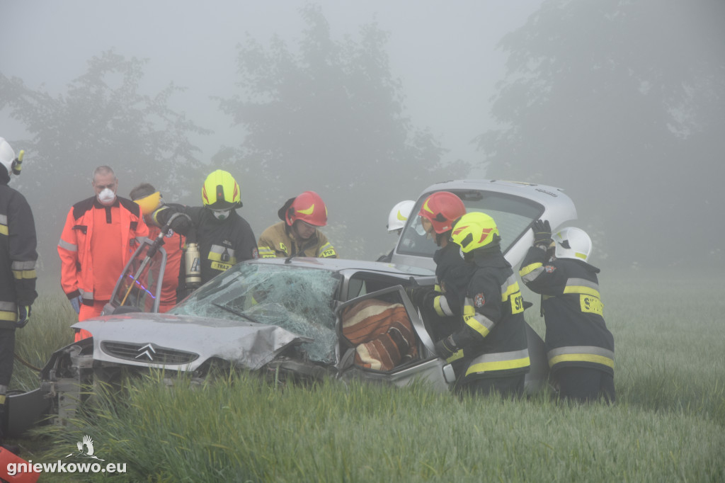 Wypadek na drodze Lipie - Perkowo