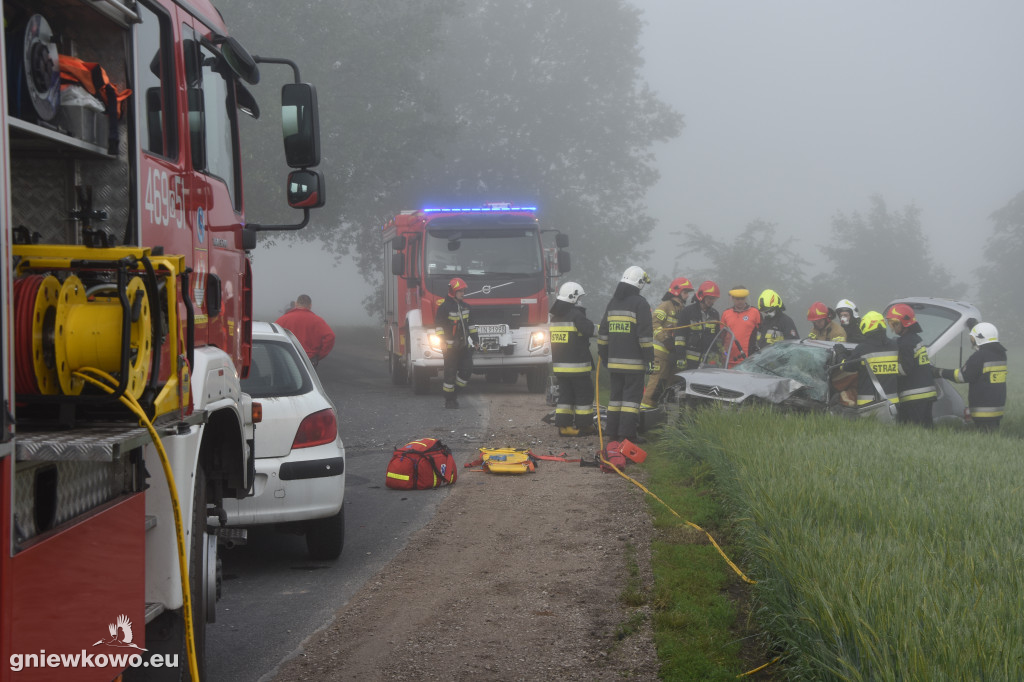 Wypadek na drodze Lipie - Perkowo