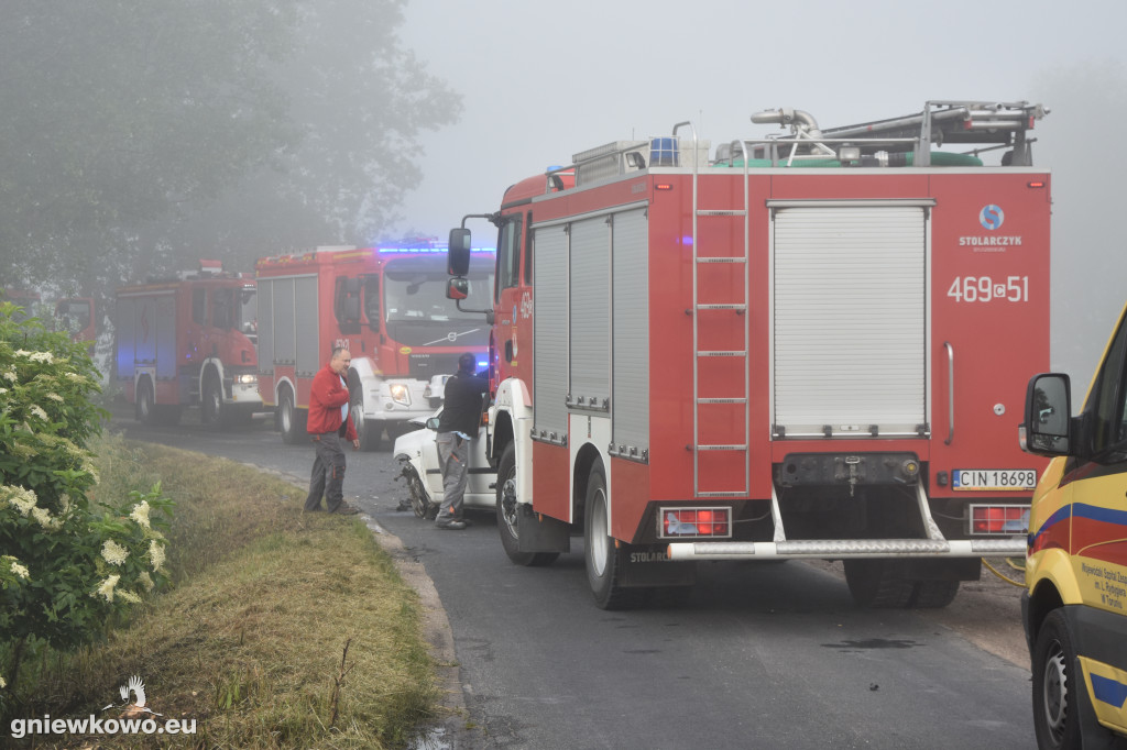 Wypadek na drodze Lipie - Perkowo