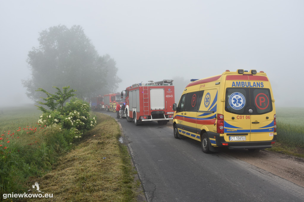 Wypadek na drodze Lipie - Perkowo