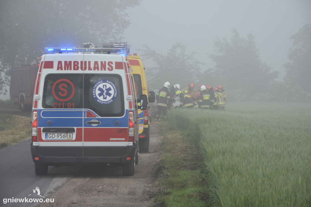 Wypadek na drodze Lipie - Perkowo