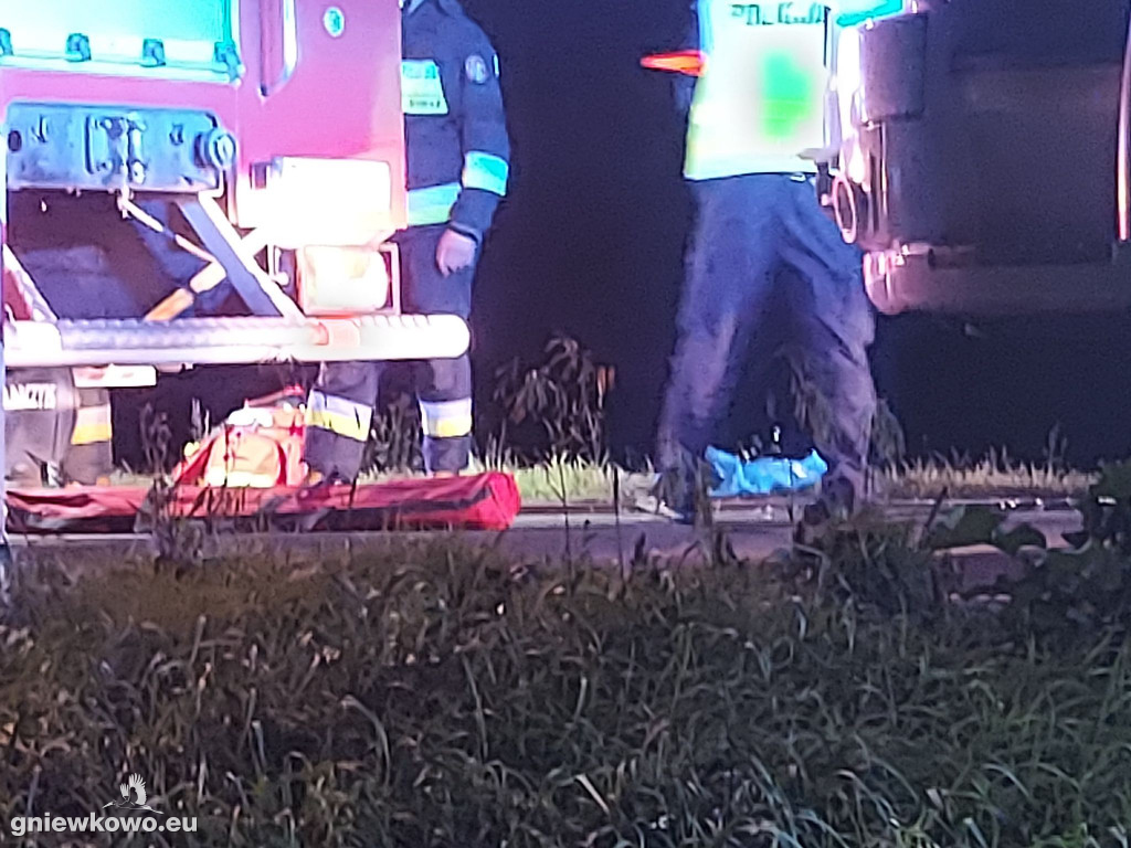 Potrącenie mężczyzny na DK 15