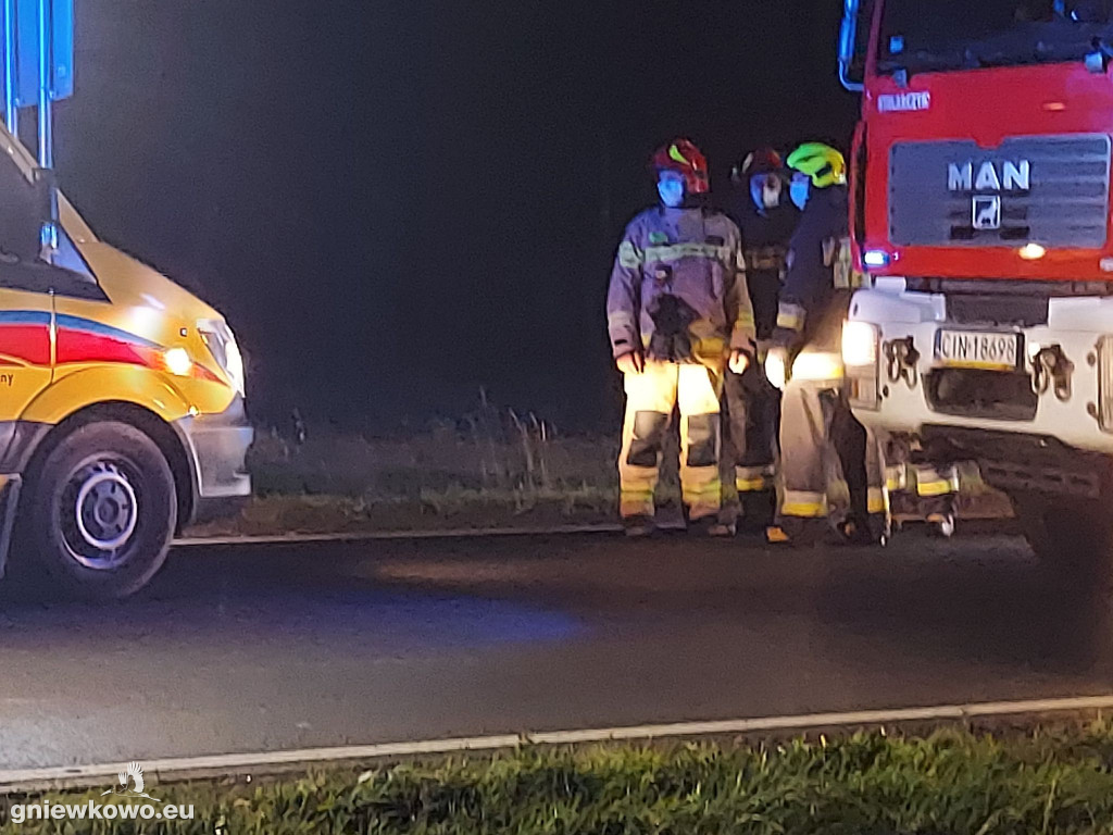 Potrącenie mężczyzny na DK 15