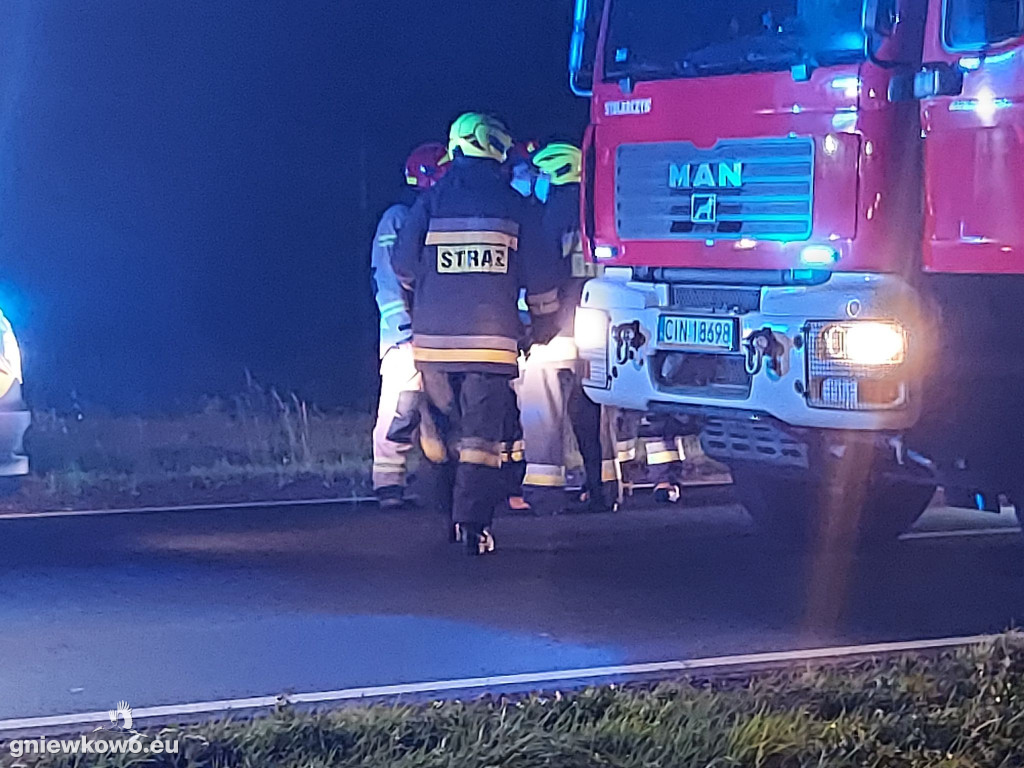 Potrącenie mężczyzny na DK 15