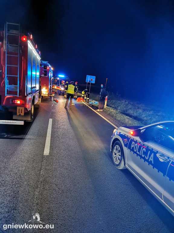 Potrącenie mężczyzny na DK 15