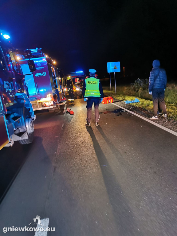 Potrącenie mężczyzny na DK 15