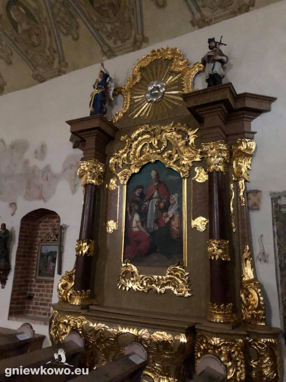 Odnowione ołtarze z kościoła pw. św. Mikołaja