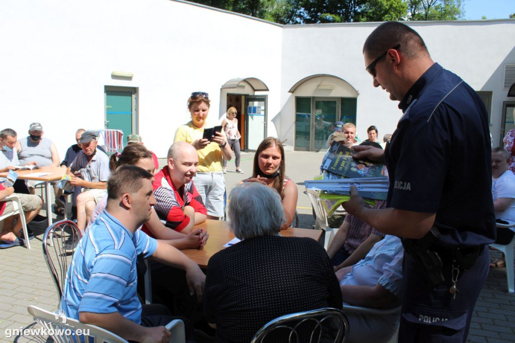 Policjanci z wizytą w ŚDS