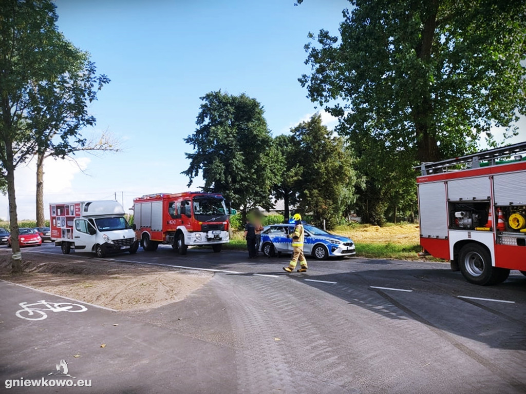 Wypadek w Chrząstowie