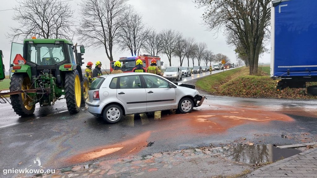 Wypadek na drodze krajowej nr 15