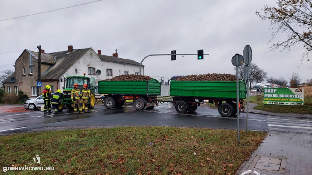 Wypadek na drodze krajowej nr 15