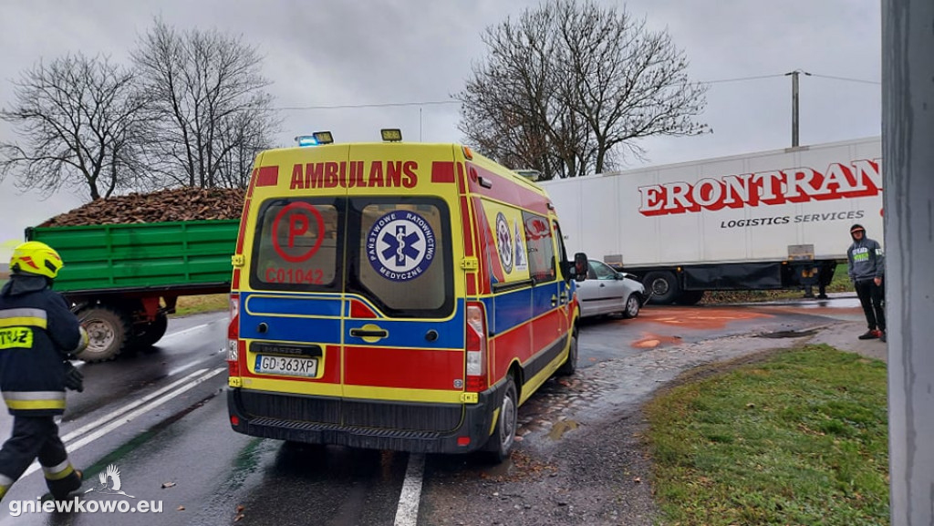 Wypadek na drodze krajowej nr 15