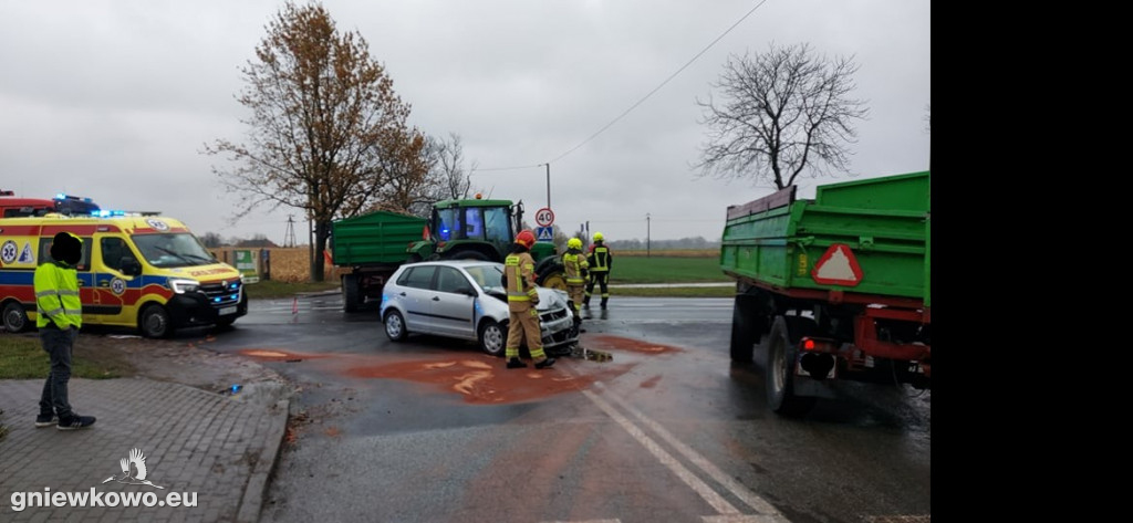 Wypadek na drodze krajowej nr 15
