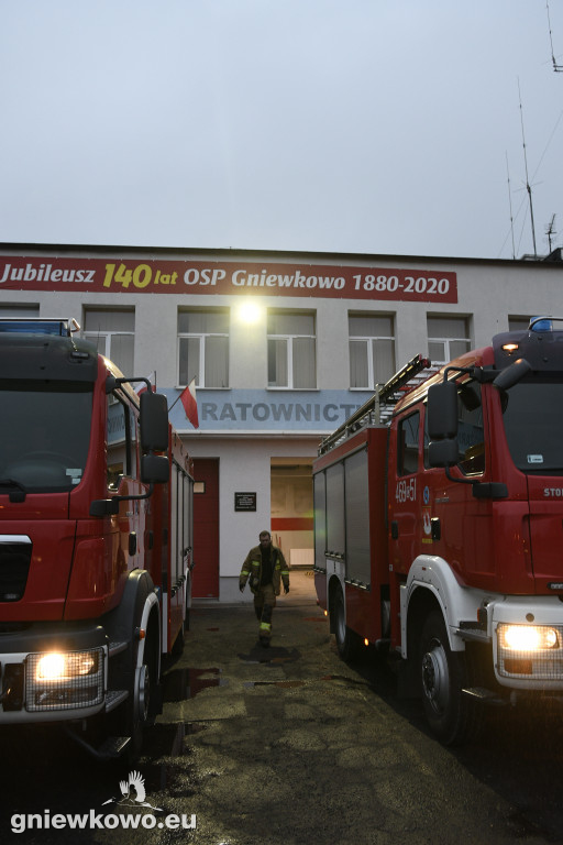 Powitanie nowego wozu OSP Gniewkowo